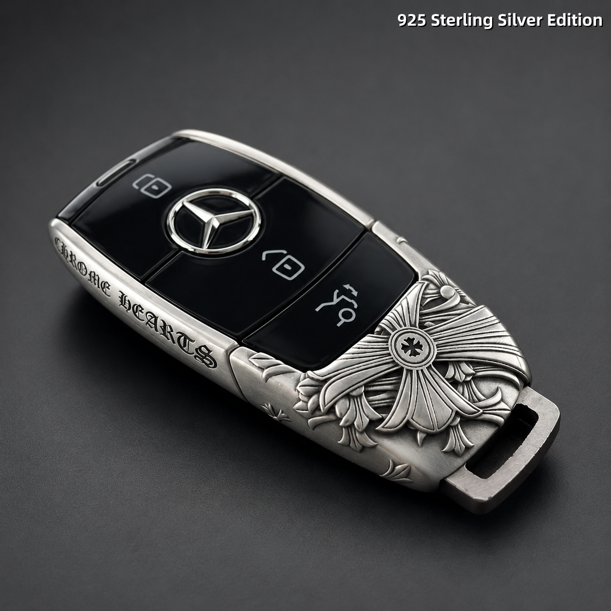 Mercedes-Benz Compatible 925 Sterling Silver Key Cover