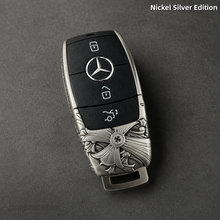 Mercedes-Benz Key Handcrafted Fob Cover | Nickel Silver Art Edition