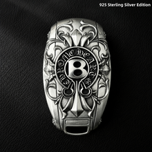 Bentley 925 Sterling Silver Key Shell Handmade Luxury Key Case for Bentayga Continental GT