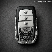 Toyota Land Cruiser 925 Sterling Silver Key Cover | Handcrafted Automotive Art