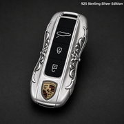 Porsche Luxury Key Cover Handcrafted Metal Shell for Panamera Cayenne 911 Taycan