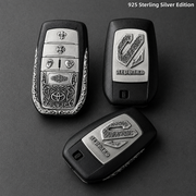 Handcrafted Toyota Alphard 925 Sterling Silver Key Cover | Luxury Automotive Art