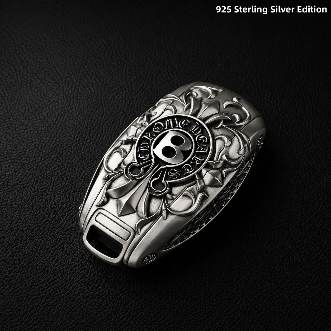 Bentley 925 Sterling Silver Key Shell Handmade Luxury Key Case for Bentayga Continental GT