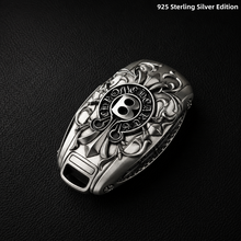 Bentley 925 Sterling Silver Key Shell Handmade Luxury Key Case for Bentayga Continental GT