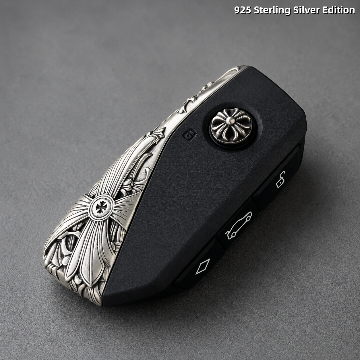 BMW Key Fob Cover White Copper Edition Handcrafted Luxury Metal Shell for BMW Key Case