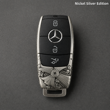 Mercedes-Benz Key Handcrafted Fob Cover | Nickel Silver Art Edition