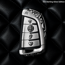 BMW Blade Key Cover 925 Sterling Silver Edition | Handcrafted Luxury Key Shell