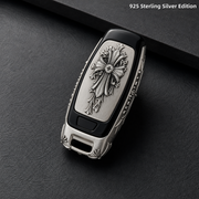 Audi Key Case 925 Sterling Silver Edition Luxury Car Key Cover Handmade Metal Shell Premium Key Protector