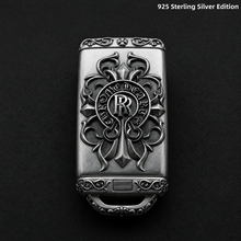 Rolls Royce Key Case 925 Sterling Silver Handmade Luxury Key Cover Engraved Car Key Shell