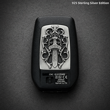 Toyota Land Cruiser 925 Sterling Silver Key Cover | Handcrafted Automotive Art
