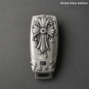 Handcrafted Mercedes-Benz Key Fob Cover | Nickel Silver Art Edition