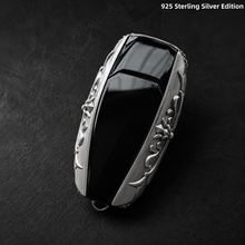 Aston Martin 925 Sterling Silver Key Shell Cover Handcrafted Luxury Car Key Case