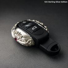 MINI 925 Sterling Silver Key Case Luxury Handmade Engraved Car Key Cover for MINI Cooper F54 F55 F56 F57 F60