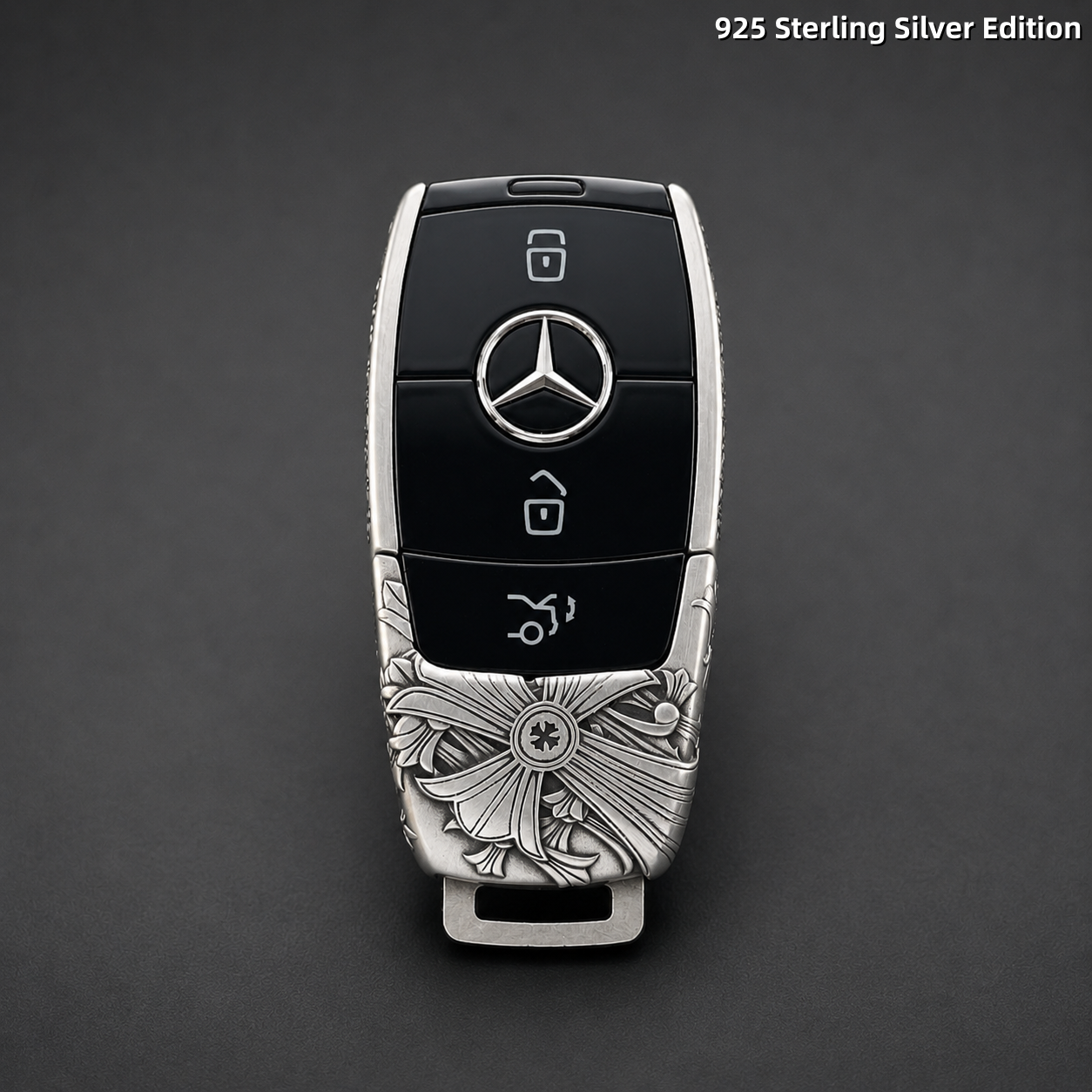 Mercedes-Benz Compatible 925 Sterling Silver Key Cover