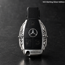 Mercedes-Benz 925 Sterling Silver Key Shell Luxury Handmade Key Cover for GLE GLS S-Class