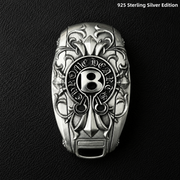 Bentley 925 Sterling Silver Key Shell Handmade Luxury Key Case for Bentayga Continental GT