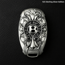 Bentley 925 Sterling Silver Key Shell Handmade Luxury Key Case for Bentayga Continental GT