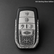 Handcrafted Toyota Alphard 925 Sterling Silver Key Cover | Luxury Automotive Art