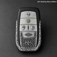 Toyota Handcrafted  Alphard 925 Sterling Silver Key Cover | Luxury Automotive Art