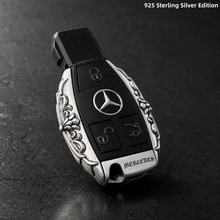Mercedes-Benz 925 Sterling Silver Key Shell Luxury Handmade Key Cover for GLE GLS S-Class