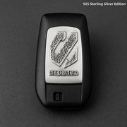 Handcrafted Toyota Alphard 925 Sterling Silver Key Cover | Luxury Automotive Art