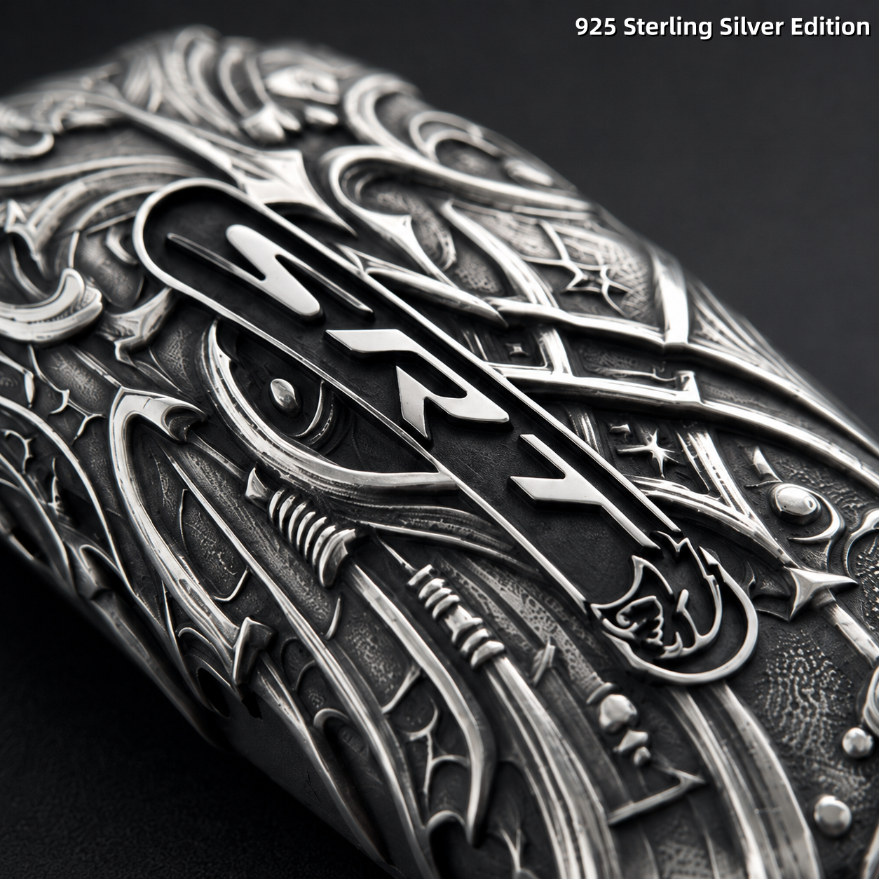 Dodge Challenger 925 Sterling Silver Key Shell Handcrafted Luxury Key Cover