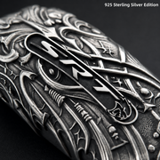 Dodge Challenger 925 Sterling Silver Key Shell Handcrafted Luxury Key Cover