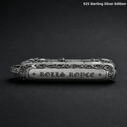 Rolls Royce Key Case 925 Sterling Silver Handmade Luxury Key Cover Engraved Car Key Shell