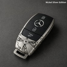 Mercedes-Benz Key Handcrafted Fob Cover | Nickel Silver Art Edition