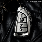 BMW Blade Key Cover 925 Sterling Silver Edition | Handcrafted Luxury Key Shell
