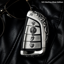 BMW Blade Key Cover 925 Sterling Silver Edition | Handcrafted Luxury Key Shell