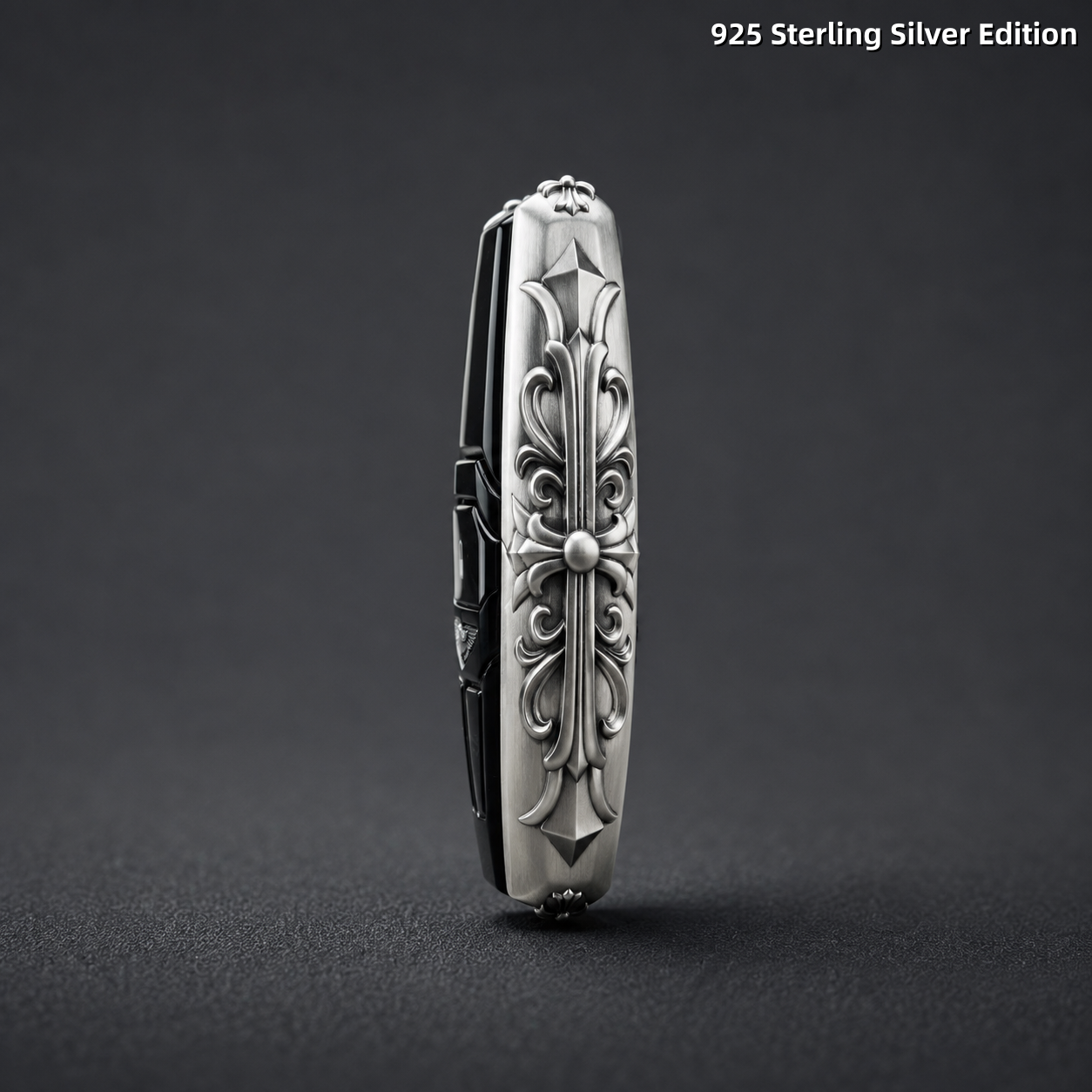 Aston Martin 925 Sterling Silver Key Shell Cover Handcrafted Luxury Car Key Case
