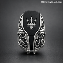 Maserati 925 Sterling Silver Key Case Handmade Engraved Luxury Car Key Cover