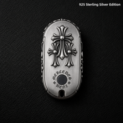 Mercedes-Benz 925 Sterling Silver Key Case Cover Handmade Luxury Car Key Shell for G-Class S-Class E-Class C-Class