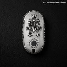 Mercedes-Benz 925 Sterling Silver Key Case Cover Handmade Luxury Car Key Shell for G-Class S-Class E-Class C-Class