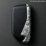 BMW Key Case 925 Sterling Silver Handmade Luxury Car Key Cover Engraved Edition