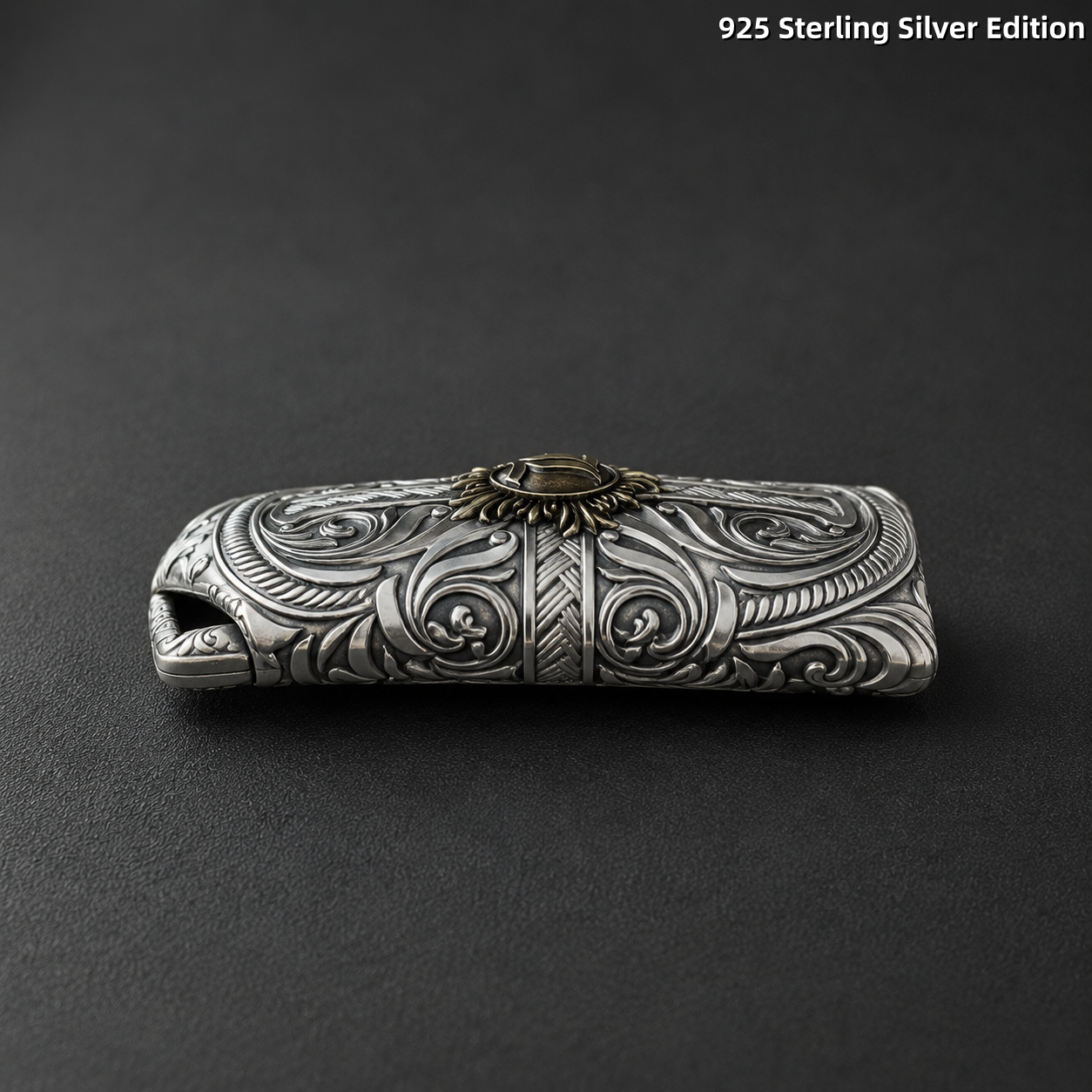 Lexus 925 Sterling Silver Key Shell Handcrafted Luxury Key Cover Ornamental Metal Case