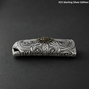 Lexus 925 Sterling Silver Key Shell Handcrafted Luxury Key Cover Ornamental Metal Case