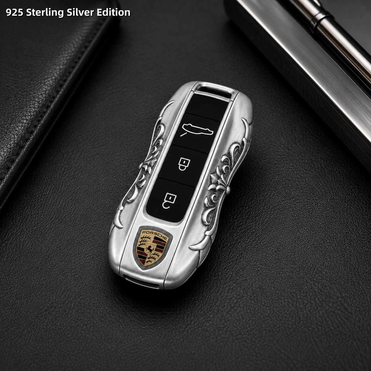 Porsche Luxury Key Cover Handcrafted Metal Shell for Panamera Cayenne 911 Taycan