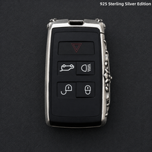Land Rover 925 Sterling Silver Key Shell Handmade Luxury Key Cover Ornamental Edition