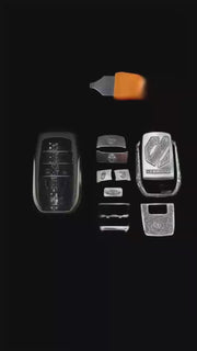 Handcrafted Toyota Alphard 925 Sterling Silver Key Cover | Luxury Automotive Art